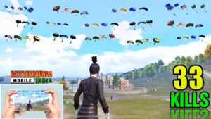 IPhone 13 Pro PUBG Expert | 33 KILLS! | 2 Finger + Full GYRO| Handcam BGMI Gameplay #30