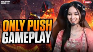 ONLY PUSH PUSH GAMEPLAY😎🔥BGMI LIVE || #bgmilive  #girlgamer #pubgmobile