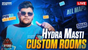 SUNDAY DHAMAKA CUSTOMS🔥| BGMI LIVE | HYDRA MASTIZONE 🐉🧡