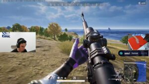 TGLTN plays a high performance game against squads in PUBG...