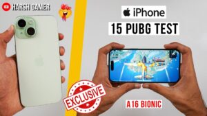 iPhone 15 Pubg Test, Heating and Battery Test | Gaming Beast 💪