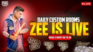 pubg mobile live custom rooms #Zee is Live #pubgmobile#gaming #famousmunda #roadto10k