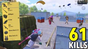 61 Kills😱AMAZING LOOT GAMEPLAY in APARTMENTS🔥PUBG Mobile
