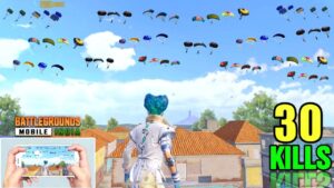 IPhone 13 Pro PUBG Expert | 30 KILLS! | 2 Finger + Full GYRO Handcam | BGMI Gameplay #35