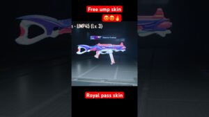 Upgrading free ump skin pubg l upgrading royal pass ump l #crateopening #bgmi #shorts #viral #trend