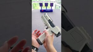 White toy soft nerf gun, the joy of men is just that simple. 😄🔫#softdartgun #toygun #cs #game  #gun