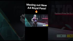 Maxing Out New A4 Royal Pass #pubg #Tencent #krafton #gaming #shadowwingsxt #pubgmobile