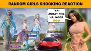 RANDOM RICH & PRO GIRLS TEACH ME PUBG🥺 | SHOCKING REACTION ON MY GAMEPLAY & X-SUIT😱