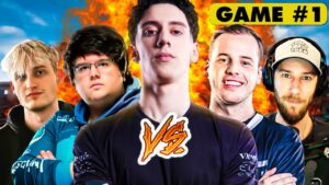 TGLTN vs Streamers in PUBG *Twitch Rivals Tournament* (Game #1)