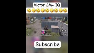 🤣🤣Victor op 2M+199 IQ🤣🤣 #pubgmobilefunny #pubg #gaming #shortvideo #viral #funnyvideos