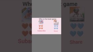 #freefire  vs pubg who is the best game comment me btao plzz
