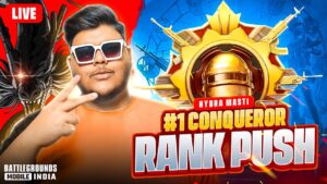 # 1 CONQUEROR RANK PUSH BEFORE BMPS LAN  🔥 | BGMI LIVE | HYDRA MASTIZONE IS LIVE 🐉🧡