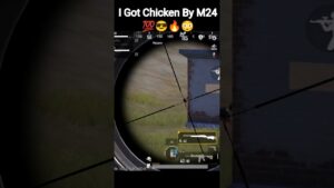 Chicken By M24 Reflex💯🔥😱 #scout #viral #trending #pubgmobile #gaming #bgmi #pubg #shorts