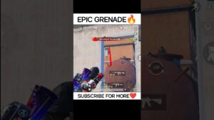 Epic Grenade 🔥 wait for end😈 #pubgmobile #bgmi #youtubeshorts #pubg #viral #gaming #shorts