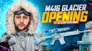 Glacier Giveaway M416 | Giveaway Crate Opening | PUBG Mobile