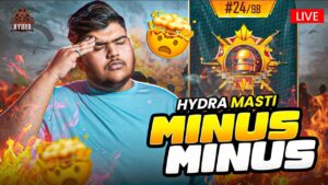 NO MINUS TOP 50 CONQUEROR RANK PUSH 🔥| BGMI LIVE | HYDRA MASTIZONE IS LIVE 🐉🧡