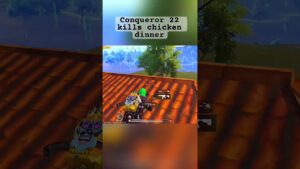 22 kills chicken dinner conqueror #gaming #bgmiattitude #pubgmobile #victor #pubg #shortfeed #bgmi