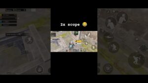 2x scope #pubgmobile #pubg #bgmi #gaming #short #shorts #esports