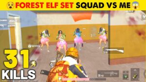 FOREST ELFT SET VS LION x GAMING IN PUBG LITE | PUBG MOBILE LITE NEW UPDATE SOLO VS SQUAD GAMEPLAY