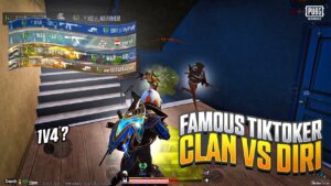Famous TikTok clan vs Diri gaming ☺️❤️ | insane clutches 😍 | pubg mobile | Diri gaming