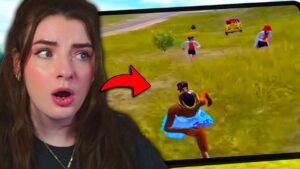 HER GAMING REACTS to WTF PUBG MOMENTS