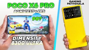 POCO X6 Pro - 90 FPS PUBG Test with FPS! 🔥 Overheat & Battery Drain 🤐
