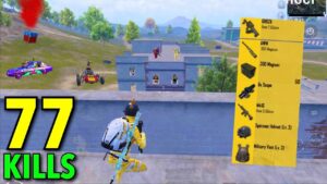 77 Kills😱NEW BEST AGGRESSIVE RUSH GAMEPLAY with MUMMY SET🔥PUBG Mobile