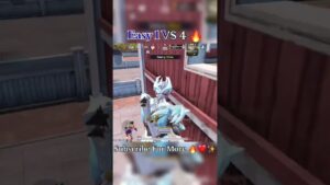 Easy 1 VS 4 || #bgmi #gaming #pubg #pubgmobile #viral