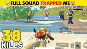 FULL SQUAD TRAPPED ME IN PUBG LITE | PUBG MOBILE LITE NEW UPDATE GAMEPLAY - LION x GAMING