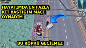 HAYATIMDA EN FAZLA KİT BASTIĞIM MAÇI OYNADIM ! YOK BÖYLE MAÇ SOLO SQUAD PUBG MOBİLE