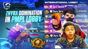 Indian PLAYER FASTER THAN International Sensitivity Ft. Zhyrx Gaming | BEST Moments in PUBG Mobile