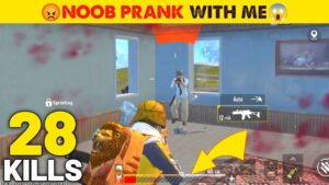 NOOB PRANK WITH LION x GAMING IN PUBG LITE | PUBG MOBILE LITE NEW UPDATE GAMEPLAY - LION x GAMING