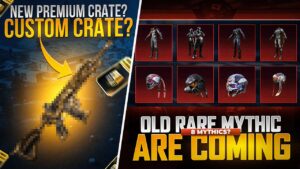 Next Premium Crate Upgradable Skin? | Custom Crate  | Old 8 Mythic Are Back |PUBGM