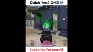OMG 1v4 🥶 #bgmi #viral #shorts #short #shortvideo #pubg #game