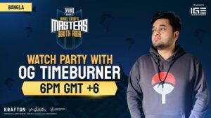 [WATCH PARTY] PUBG MOBILE IGE MASTERS - Grand Finals | Day 2 |  TIMEBURNER GAMING