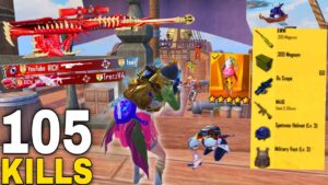 105 KILLS!🔥 IN 3 MATCHES FASTEST GAME PLAY 😍 Pubg Mobile