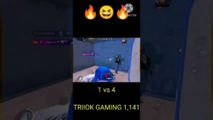 1vs4bgml gaming shortvideo 🔥#bgmi #gaming #pubg #youtubeshorts