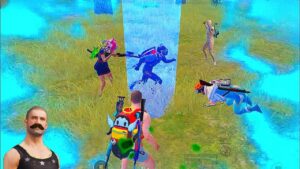 Cute player in last zone🥶😂Funny & WTF MOMENTS OF PUBG Mobile