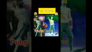 Free Fire Vs Pubg attiude Pubg game pubg vs Freefire video tonde gamer #shorts