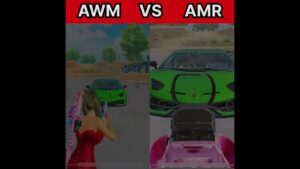 #shorts LAMBORGHINI DAMAGE CHECK WITH AWM VS AMR😳🤯😱😵 #bgmi #pubgmobile #shortsfeed #shortsfeed