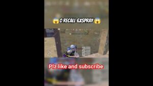 0 Recall 6Xspray game play 🥵#bgmishorts #pubg #shortsfeed #shorts #pubgmobile #music
