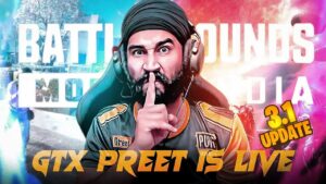 30 KILLS in 3.1 UPDATE : BGMI LIVE | GTXPREET PUBG LIVE