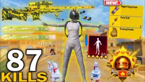 87 Kills😱MY HARDEST GAME in RANKED CONQUERORS LOBBY🥵Solo Vs Squad | PUBG Mobile
