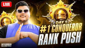 🇮🇳 CONQUEROR RANK PUSH BEGINS | BGMI LIVE | HYDRA MASTIZONE