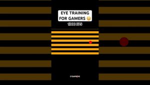 Get Better Aim with this 1000 FPS Eye Training #gaming #shorts
