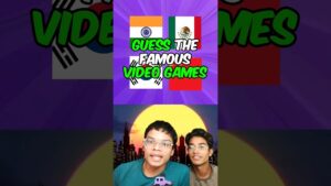 Guess the famous games of these countries #games
