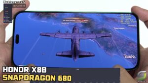 Honor X8b test game PUBG Mobile | Snapdragon 680