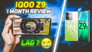 IQOO Z9 1 MONTH GAMING REVIEW 😱🔥 IQOO Z9 PUBG BGMI TEST | IQOO Z9
