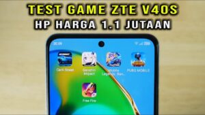 Test Game ZTE Blade V40S  HP 1.1 Juta Layar Amoled Genshin PUBG CarX Street Free Fire Mobile Legends