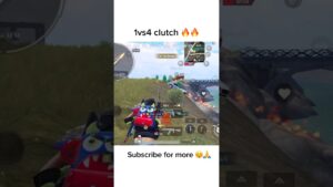 1v4clutch🔥🔥#pubgmobile #pubg #youtubeshorts #shorts #ytshorts #gaming #bgmi
